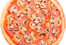 Пицца с уткой и грибами